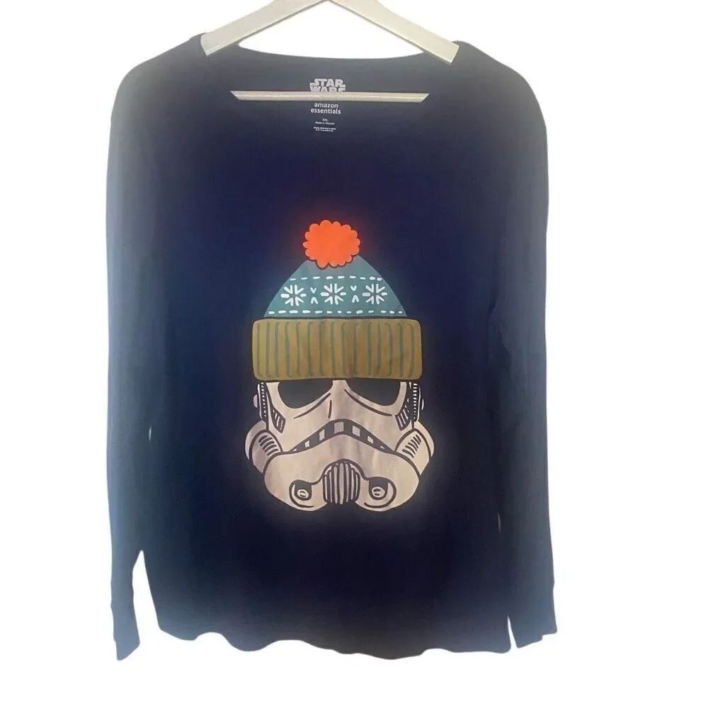 StarWars Amazon essentials long sleeve XXL navy